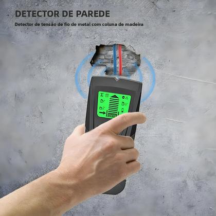 Imagem de Detector De Metais 3 Em 1 Para Vigas De Madeira, Fios Elétricos Com Tensão AC, Scanner De Parede E