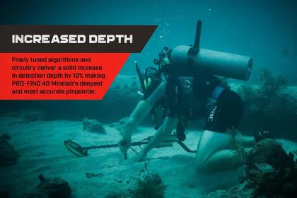 Imagem de Detector de metais à prova d'água Pinpointer Minelab PRO-FIND 40