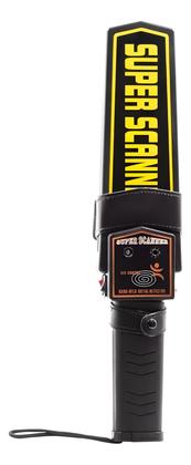 Imagem de Detector de Metais Manual Portátil Preto  Recarregável, Compacto e Preciso para Diversos Usos