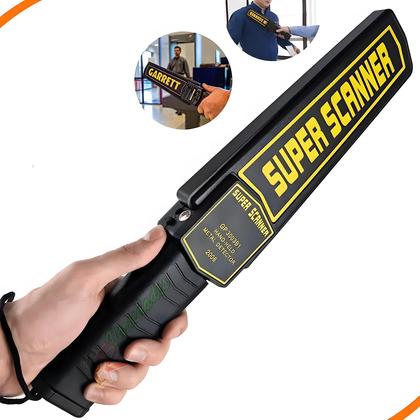 Imagem de Detector de Metais Manual Portátil Preto  Recarregável, Compacto e Preciso para Diversos Usos
