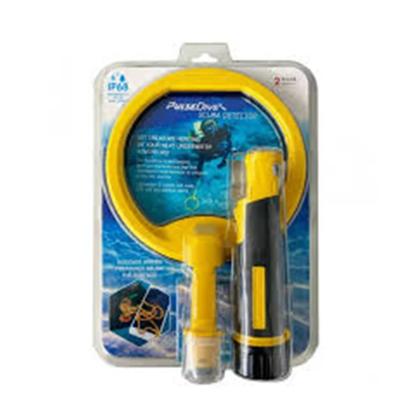 Imagem de Detector de Metais Nokta PulseDive Scuba Amarelo Lanterna LED À prova d'água Sensibilidade Ajustável