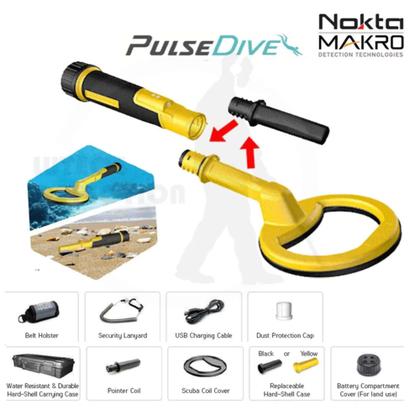 Imagem de Detector De Metais Para Mergulho Pulsedive Scuba 2 Em 1 3khz