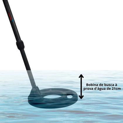 Imagem de Detector de Metais para Ouro à Prova D'água Digital com Ajuste de Sensibilidade