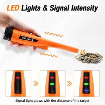 Imagem de Detector de metais Pinpointer Dymond Waterproof com kit de acessórios