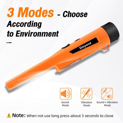 Imagem de Detector de metais Pinpointer Dymond Waterproof com kit de acessórios