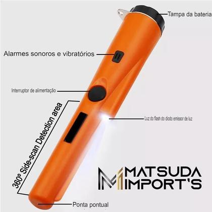 Imagem de Detector De Metais Pinpointer Ouro Prata Original + Brinde