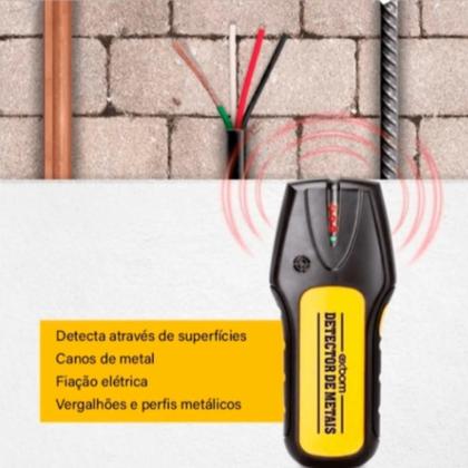 Imagem de Detector De Metais Scanner Fios Metais Canos Cabos O Melhor