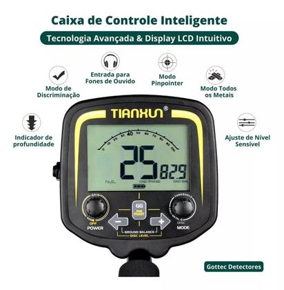 Imagem de Detector De Metais Tx-850 Tianxun - C/ Nota Fiscal, Original