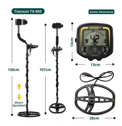Imagem de Detector De Metais Tx-850 Tianxun - C/ Nota Fiscal, Original