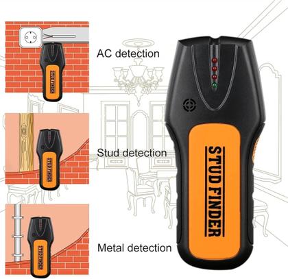 Imagem de detector de metal scanner de parede metal fio obra