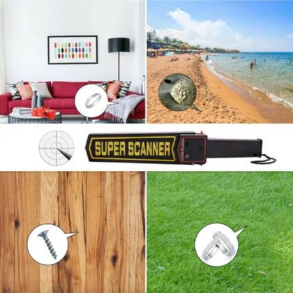 Imagem de Detector De Metal Telescópico Com Alerta Sonoro