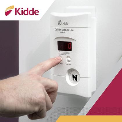 Imagem de Detector de monóxido de carbono Kidde Plug In Wall com bateria 4Pk
