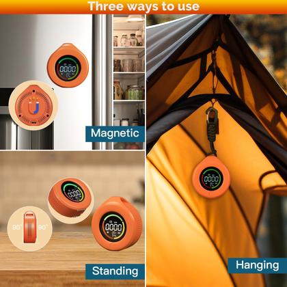 Imagem de Detector de monóxido de carbono MOES Portable Travel 3 em 1 Orange