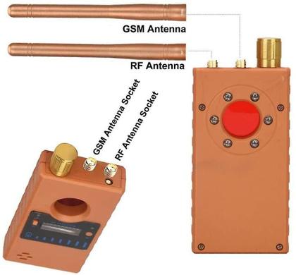 Imagem de Detector de sinal de RF, rastreador de GPS, detector de bugs, cor dourada