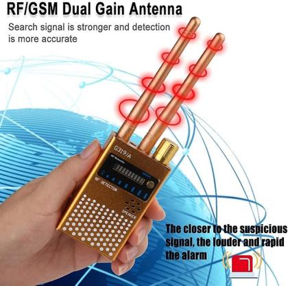 Imagem de Detector de sinal Espião Anti Câmera Rastreador GPS sem fio Encontrar
