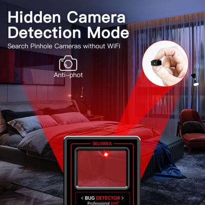 Imagem de Detector de sinal SELOWEA Hidden Camera GPS Tracker Finder