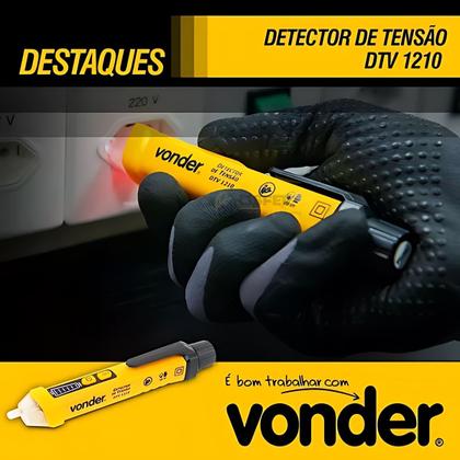 Imagem de Detector de tensão dtv1210 - Vonder