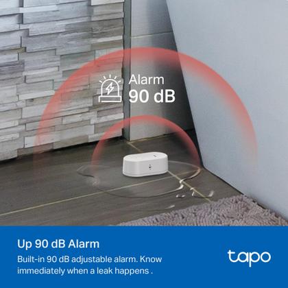 Imagem de Detector de vazamento de água TP-Link Tapo T300 com Wi-Fi e alarme