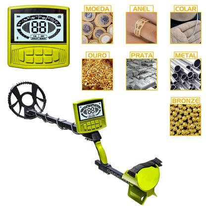 Imagem de Detector Metais Profissional Localizador Ouro Prova D'água