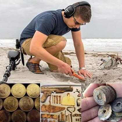 Imagem de Detector Metal Portátil de Mão Pinpointer Ouro Prata Metais