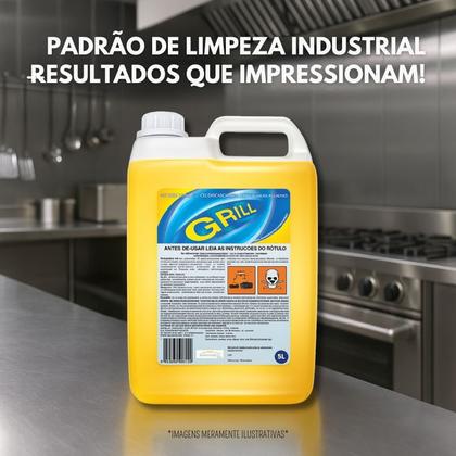 Imagem de Detergente Alcalino Grill 5L Remove Gordura Queimada
