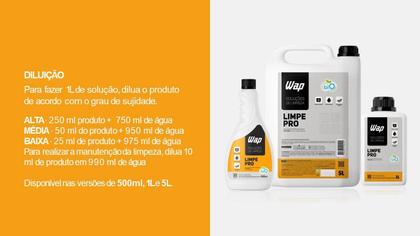 Imagem de Detergente Concentrado Limpe Pro Limpeza Pesada Piso 1L WAP