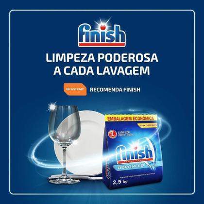 Imagem de Detergente Em Pó Lava Louças Finish Limpeza Advanced 2,5Kg