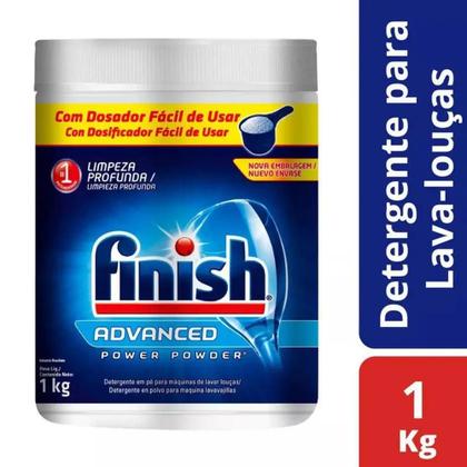Imagem de Detergente em po para maquina de lavar loucas advanced pote 1kg