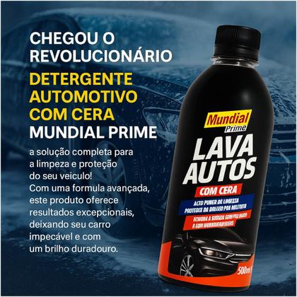 Imagem de Detergente Lava Autos com Cera Mundial Prime 500ml