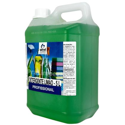 Imagem de Detergente Limão Líquido Profissional  Lava Louça - 5L