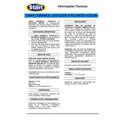 Imagem de Detergente Limpa Cerâmica e Azulejos 1 Litro Start