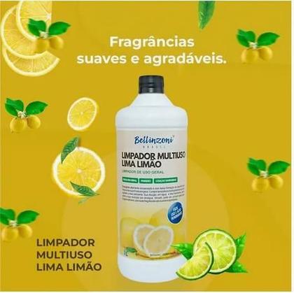 Imagem de Detergente Limpador Multiuso 1 Litro Lima Limão Bellinzoni