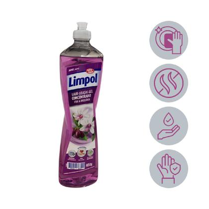 Imagem de Detergente Limpol Uva e Orquídea Lava Louças 400 g