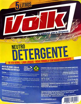 Imagem de Detergente neutro volk  5 litros volk