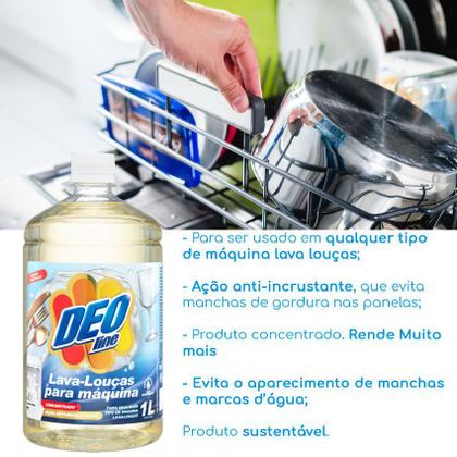 Imagem de Detergente p/ maquina lavar louca deoline 1 litro