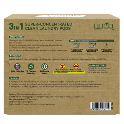 Imagem de Detergente para roupa suja YUCO Ultra Concentrado 32 cápsulas