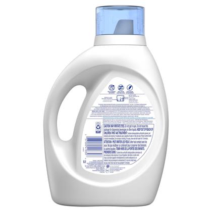 Imagem de Detergente para roupa Tide Free & Gentle, sem perfume, 2,48 L, 64 cargas