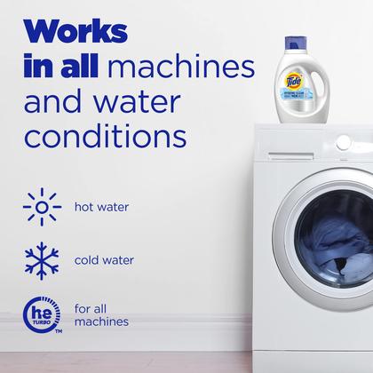 Imagem de Detergente para roupa Tide Hygienic Clean Heavy Duty 10x 2,95L
