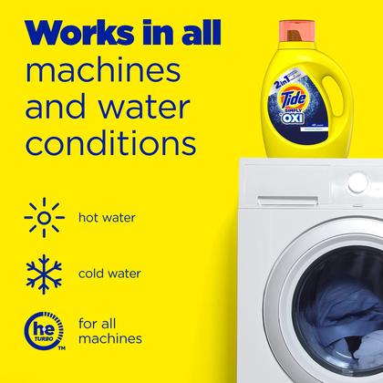 Imagem de Detergente para roupa Tide Simply + Oxi Refreshing Breeze 300mlX12