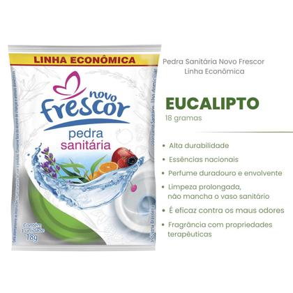 Imagem de Detergente / Pedra Sanitária 18g Novo Frescor Odorizante Descarga Vaso Sanitário Privada