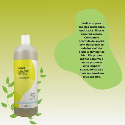 Imagem de DevaCurl Low-Poo Original Shampoo com Pouca Espuma 1L