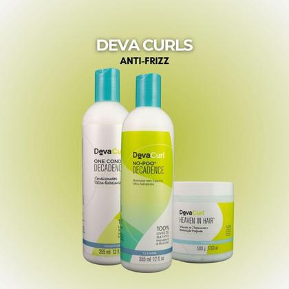 Imagem de DevaCurl No-Poo Decadence Kit Home Care (3 Produtos)