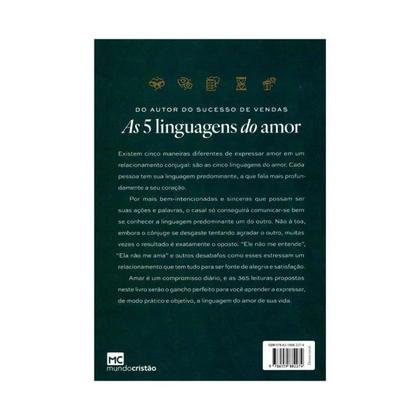 Devocional As 5 Linguagens do Amor na Prática - Gary Chapman Imagem de Devocional As 5 Linguagens do Amor na Prática - Gary Chapman