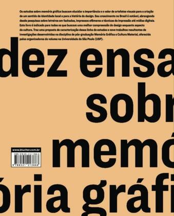 Imagem de Dez Ensaios Sobre Memória Gráfica - Edgard Blücher