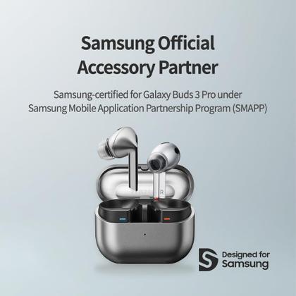 Dicas de ouvido AZLA SednaEarfit Crystal para Samsung Galaxy Buds
