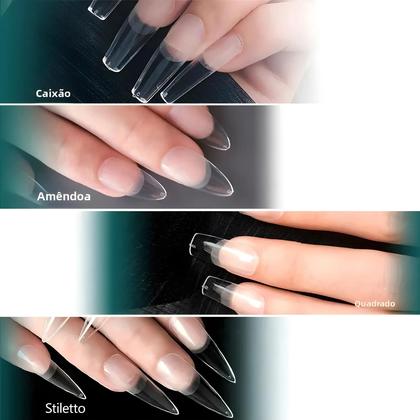 Imagem de Dicas de Unhas em Gel - 120 Peças com Vários Estilos e Formas