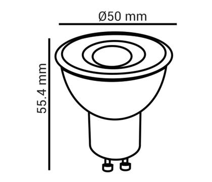 Imagem de Dicroica Led MR16 4,8W Bivolt 3000k Luz Amarela GU10 Opus
