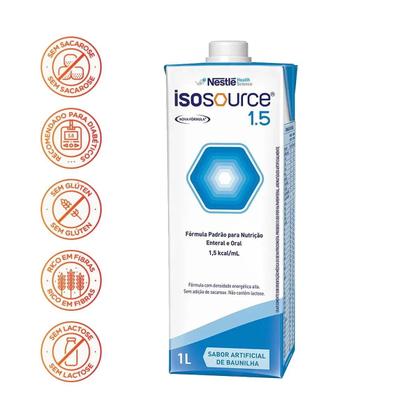 Imagem de Dieta Enteral 1.5 Isosource Baunilha Nestle