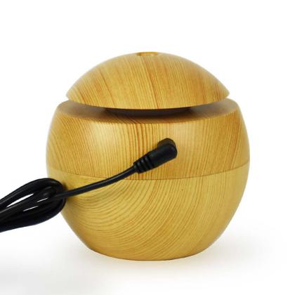 Imagem de Difusor Aromático Umidificador De Ar Redondo Led 7 cores Usb