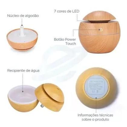 Imagem de Difusor Aromatizador De Ambiente Elétrico Difusor De Aromas